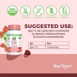 Maryloose 메리루스 키즈 프로바이오틱 구미 딸기맛 60구미 Marylous Kids Probiotic Gummies Strawberry Flavor 60 Gummies