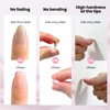 Ellie Vincy Press On Nails – Pink White Ombre Short
