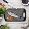 Famiry Reversible Cutting Board Set Of 3, Plastic Chopping Board