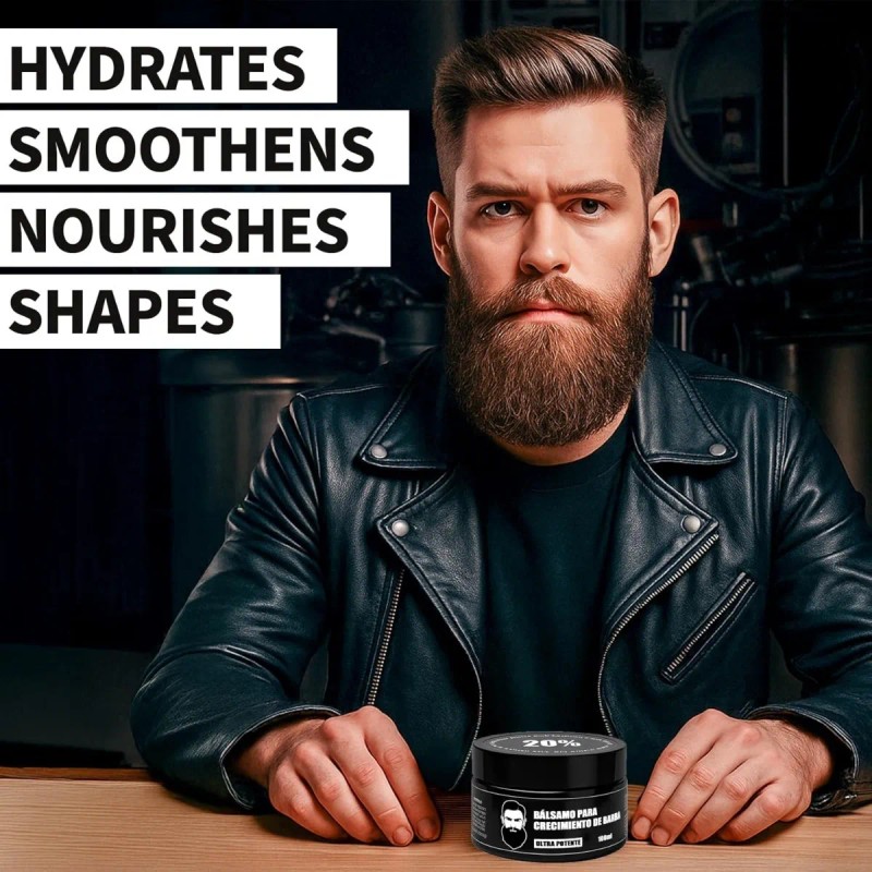B. Cosméticos Apolo Para Barba, Estimulante Barba 2pcs