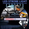 Barra Torreta Estrobo Codigo Leds Cob Policia 24 PuLG 40w