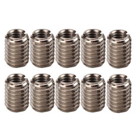 Self Tapping Thread Insert 10pcs 8mm Stainless Steel Thread Inserts Female M4 X 0.7mm Male Thread M6 X 1mm