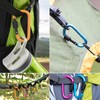 Aluminium Alloy Heavy Duty Clip Lock Carabiners, Multi-function Quick Clips,