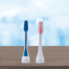 Emmi-dent Platinum Ultrasound - 2 adult size bristle head attachments for braces