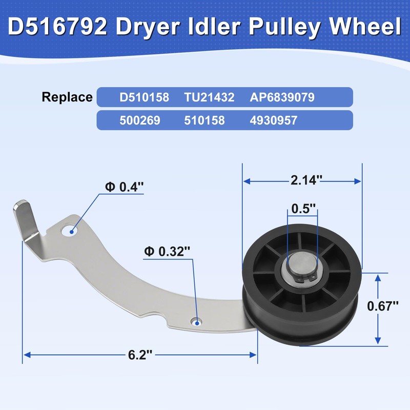 Upgraded Dryer Rebuild Kit Compatible with Speed Queen 1992 &
