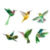 Healeved 1set Anti-Collision Bird Window Decals Static Cling Decorative Stickers