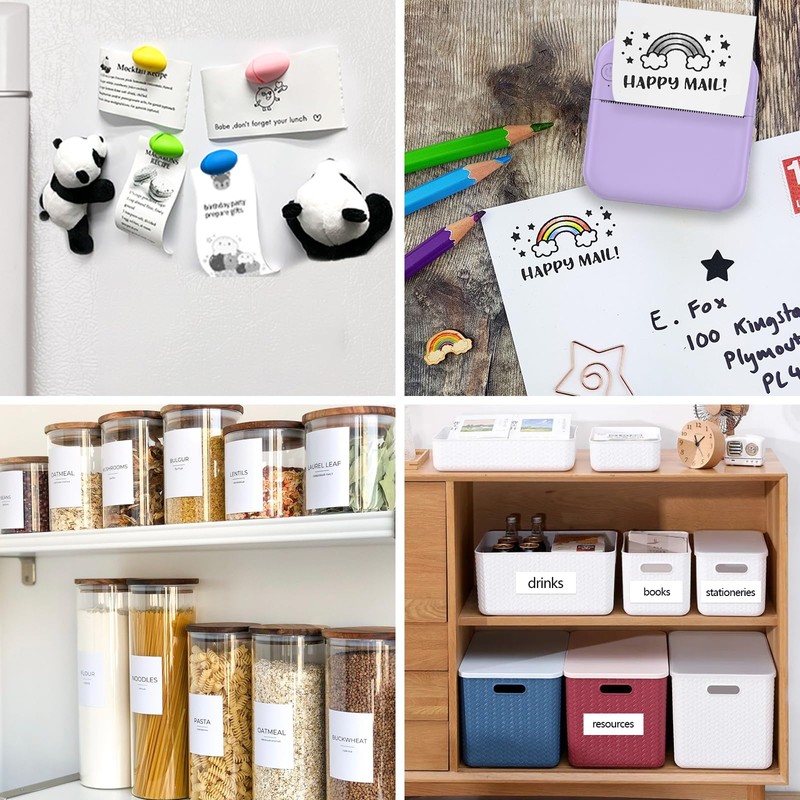 HUIJUTCHEN Mini Photo Printer - Portable Pocket Sticker Printers for