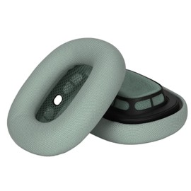 Headphone Ear Pads, Soft Memory Foam Sponge Protein Skin Leather Ear Pads Earmuffs for Airpod MAX Headphones (Green)
