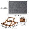 Tektalk Foldable Jigsaw Puzzle Board with 3 Angle Adjustable Bracket/Stand,