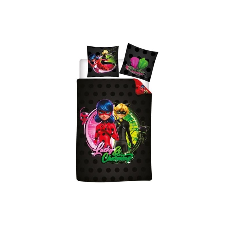Miraculous Ladybug Lucky and Charming 140 cm x 200 cm