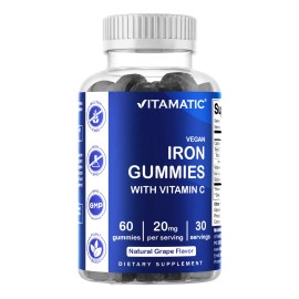 💪🩸 Vitamatic Gomitas de Hierro | Energía, Defensas & Bienestar 🌿🍇 | Para Mujeres & Hombres