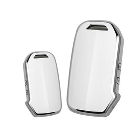 ontto Car Key Case Key Cover Fits Kia TPU Protective Key Case for Kia Sportage R GT Ray Sorento Soul Telluride Cerato K5 K8 NIRO Key Fob Key Box 3 Buttons White