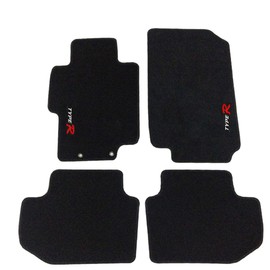 EVPROXP Floor Mats Compatible with 03-07 Accord 2Door, Factory Fitment Carpet Front & Rear 4PCS Set, Black Nylon, with Type R