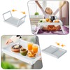 Bamboo Bed Tray Table with Folding Leg, Breakfast in Bed