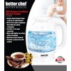 Better Chef Cordless Electric Glass Kettle | 7-Cup Borosilicate Glass