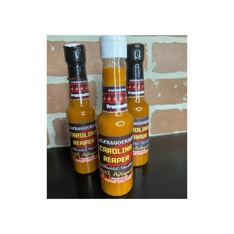2 Salsas De Carolina Reaper, El Chile Más Picoso Del