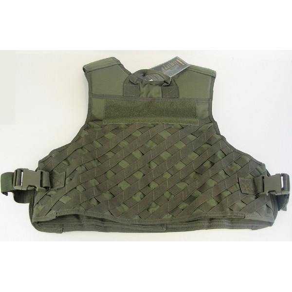 Voodoo Tactical Tactical Plate Carrier Vest Universal Lattice Molle Olive Drab Green M/XL