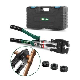UTZIKO Copper Tube Fitting Crimping Tool - ProPress Pipe Press with 1/2", "3/4" and 1" Jaw