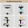 ART-GIFTREE Floating Book Shelves for Wall, 8 Tier Invisible Floating