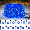 Kittmip 12 Pcs Mini Solar String Lights Solar Mini Teeny