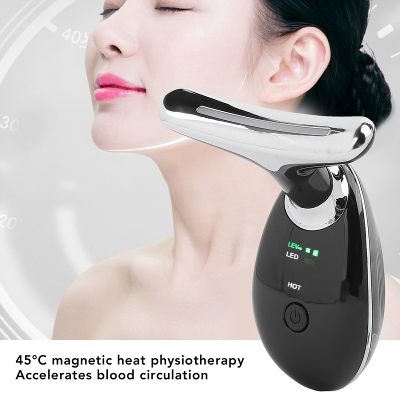 Face Neck Lifting Massager 3 Light Modes Promote Circulation Skin