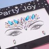 Dochais Temporary Tattoos Crystal Tears Gemstone for Festival Rhinestone Decorations