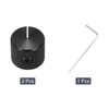 sourcing map 2PCS Guitar Knobs Metal, Volume Tone Control Dome