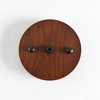 QJCMUUYI 5.1" Wooden Ceiling Canopy Kit Handmade Wood Ceiling Plate