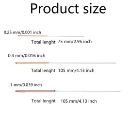 WADY 20 Piezas Aguja de Limpieza de Boquillas para Impresoras Y Cortadores de Plasma, Acero Inoxidable, Kit de Limpieza Duradero Y Eficaz Impresora Limpieza Agujas Impresora Boquilla (S)
