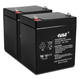 Casil CA1240 Genuine 12V 4Ah SLA Alarm Battery (2 Pack)