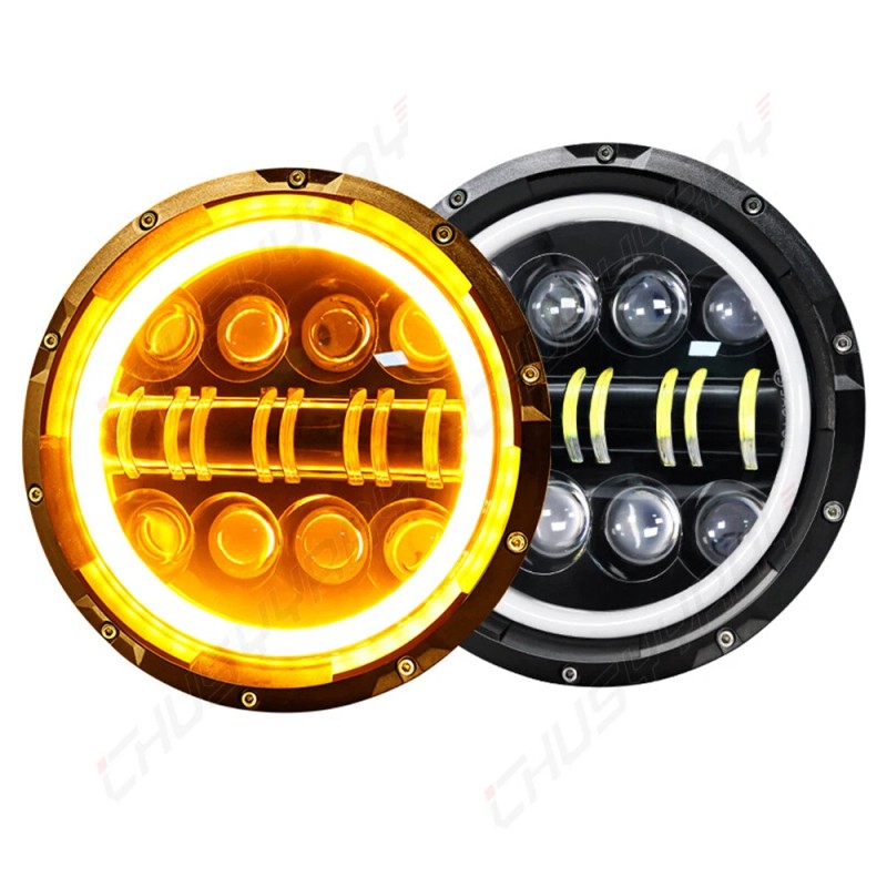 CHUSYYRAY 2025 New 7" inch Round LED Headlight High/Low for