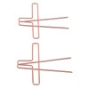 10pcs Book Page Clip Electroplated Stainless Steel Piano Sheet Book