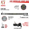 Stark 47" 210W CREE FLOOD SPOT LED Detachable Light Bar