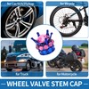 A ABSOPRO Tire Valve Stem Caps 12.8x15.8MM Car Wheel Valve