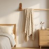 Genuine Leather Curtain Rod Holders 4PK, Brown Leather Wall Straps