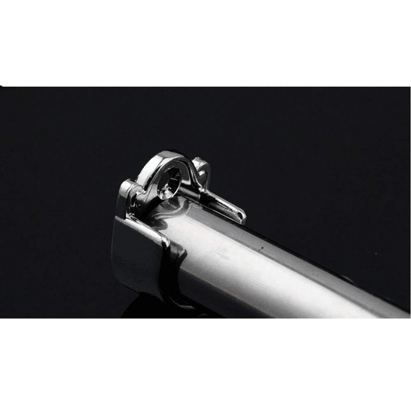 4PCS U Shaped Zinc Alloy Closet Pole Rod End Supports