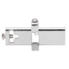 Silver Leather Border Cutter Manual Leather Craft Carving Positioning Swivel