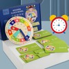 Clock for Learning for Children, Teaching Time, Montessori Toy for