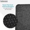 Rubberneck Set of 4 Non-Slip Felt Seat Cushion Square Chair