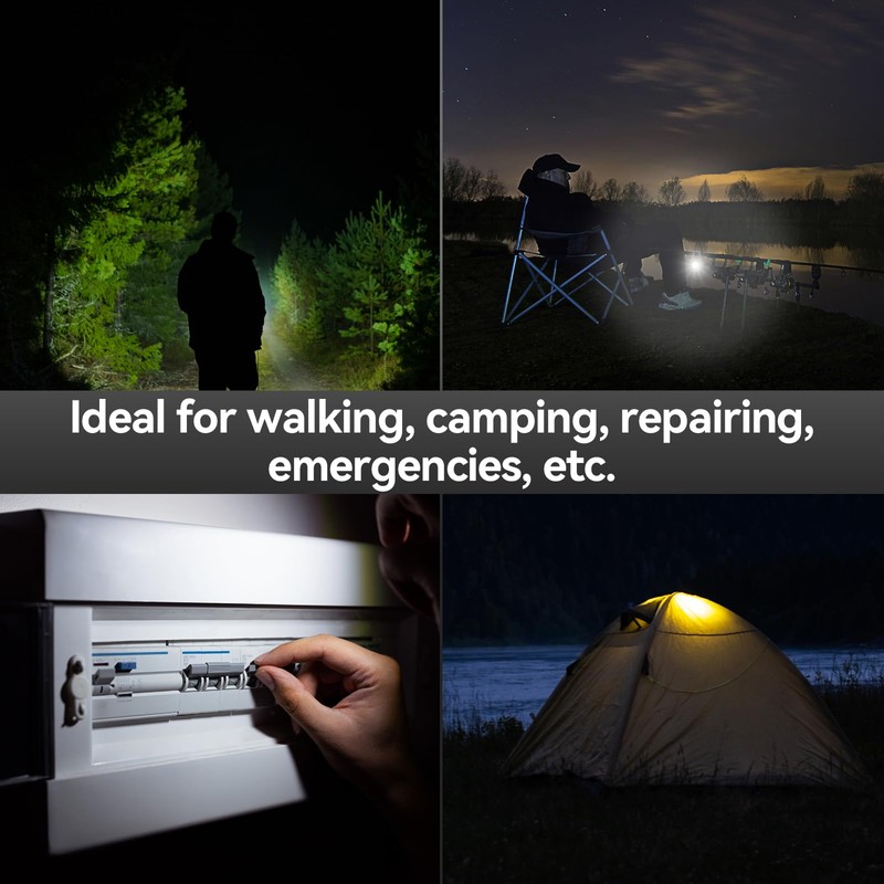 Retractable Keychain Condenser Flashlight 300 Lumens Rechargeable 4 Working modes