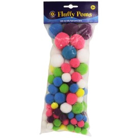 Playbox Neon Mix 2 Fluffy Poms (100 Pieces)