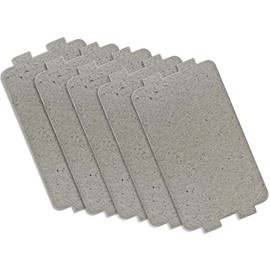 5 Pcs Microwave Oven Parts Waveguide Cover Universal Mica Sheet Microwave Oven Repairing Part for Kitchen Home Office Restaurant (2.5 Inch X 4.6 Inch)