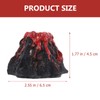 NOLITOY Aquarium Decorations Volcano Landscape Fish Tank Bubbler Ornaments for