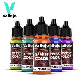 Vallejo Express Color Series Acrylic Paints 17ml Brush Painting Nos. 51–60 / 바예호 아크릴 도료 엑스프레스 컬러 시리즈 17ml 붓도색용 51~60번