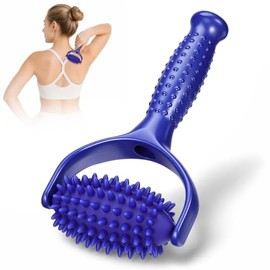 Healvian Rodillo Muscular De Mano Con Diseño De Mango Ergonómico Para Espalda Y Cuello