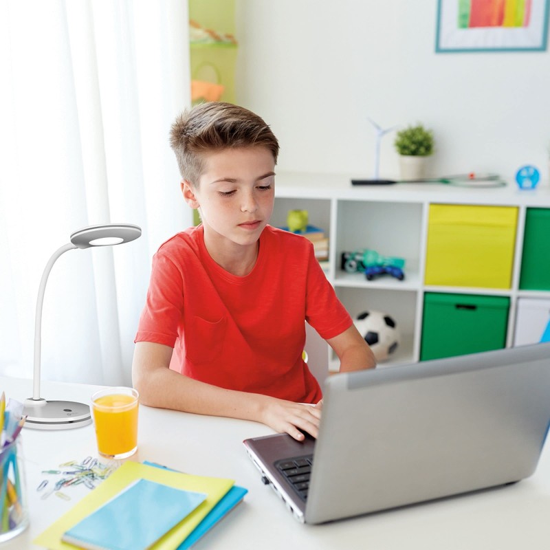 OttLite Study LED Desk Lamp with 3 Brightness Settings