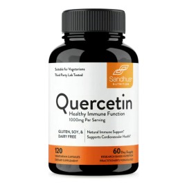 Sandhus Quercetin Quercetina Apoyo Inmunologico 120 Caps Sabor Sin Sabor
