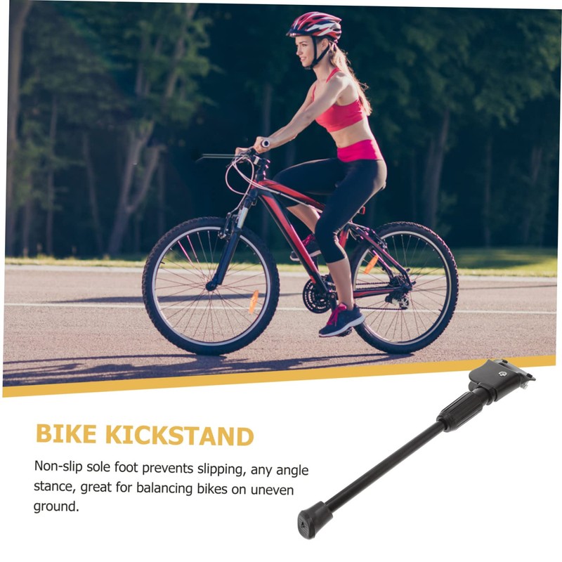 KOMBIUDA Rear Mount Bike Kickstand Single Side Stand Folding Strong