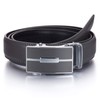 YEHMAN Men's Ratchet Automatic Leather Belt without Holes with Automatic