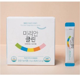 Mirian Clean Chajeonchapi Jang Gaeseon Cool Kwaebyeon Activity 1 Box 40 Packets / 미리안 클린 차전차피 장개선 시원한 쾌변 활동 1박스 40포